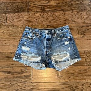Levi’s 501 Cut Off Shorts High Rise Size 29